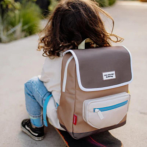 Рюкзак Hello Hossy "Square Mini Walnut", грецкий орех